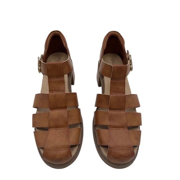 Dr. Scholl’s 10 Women’s Brown Strappy Slip On Sandals Brown - Picture 4 of 11